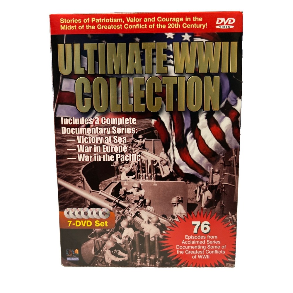 Ultimate WWII Collection (7-DVD) Set 76 Episodes